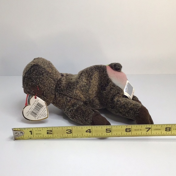 🌈 2000 TY “Cheeks” Beanie Baby Baboon - Picture 9 of 10